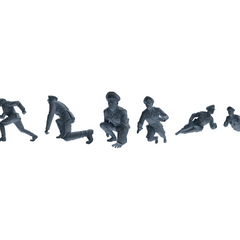 MRY-SFW LYGR582 WWII French Army Six-Person Ambush Group 3D Printed Resin Model Kit by SSMODEL