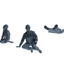 MRY-SFW SSTR383 Modern U.S. Special Forces Wounded Three-Person Group