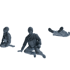 MRY-SFW SSTR383 Modern U.S. Special Forces Wounded Three-Person Group