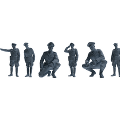 MRY-SFW LYGR579 WWII French Army Six-Person Punishment Group 3D Printed Resin Model Kit by SSMODEL