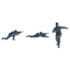 MRY-SFW SSTR202 Miniatures Soldier Model Kit Assault Combat Soldier Pose Modern Model 3 pcs