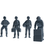 MRY-SFW SSTR236 Modern French Army Logistics Soldier Logistics Four-Person Group