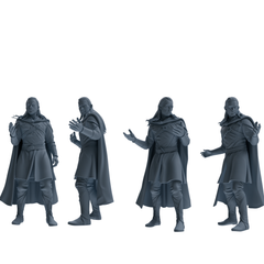 MRY-SFW SSTR305 Medieval Elf-King Conversation Four-Person Group