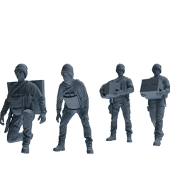 MRY-SFW SSTR379 Modern U.S. Special Forces Logistics Four-Person Group