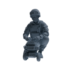 MRY-SFW SSTR237 Modern French Army Logistics Soldier Maintenance Four-Person Group