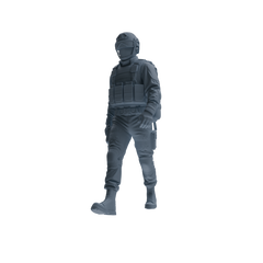 MRY-SFW SSTR345 Modern American Mercenary Carrying 2 Four-Person Group
