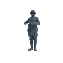 MRY-SFW SSTR266 WWI U.S. Army Logistics Soldier Picnic Four-Person Group