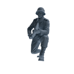 MRY-SFW SSTR223 WWII French Army Logistics Soldier Combat Readiness Four-Person Group