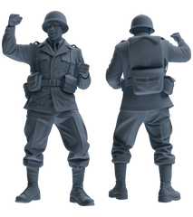 MRY-SFW SSTR060 Miniatures Soldier Model Kit Hacksaw Ridge Rescue Story WWII U.S. Army Six-Person Celebrating Group