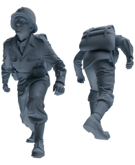 MRY-SFW SSTR064 Miniatures Soldier Model Kit Hacksaw Ridge Rescue Story WWII U.S. Army Three-Person Support Group