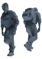 MRY-SFW SSTR011 Miniatures Soldier Model Kit Modern Navy SEAL Six-Person Assault Group
