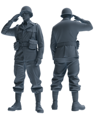 MRY-SFW SSTR054 Miniatures Soldier Model Kit Hacksaw Ridge Rescue Story WWII U.S. Army Six-Person Saluting Group