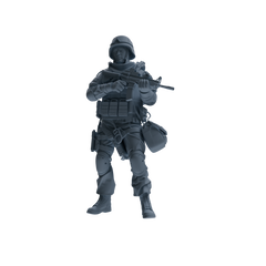 MRY-SFW SSTR334 Modern Counter-Terrorism SWAT Fire Support Operator Garrison Four-Person Group
