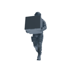 MRY-SFW SSTR344 Modern American Mercenary Carrying Four-Person Group