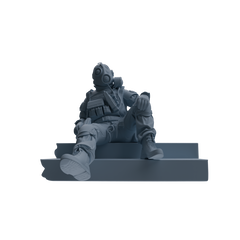 MRY-SFW SSTR338 Modern Counter-Terrorism SWAT Breacher Rest 2 Four-Person Group