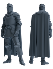 MRY-SFW SSTR091 Miniatures Soldier Model Kit Medieval Knight Five-Person Celebration Group
