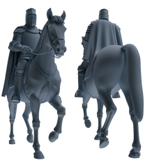 MRY-SFW SSTR087 Miniatures Soldier Model Kit Medieval Knight Five-Person Escort Group