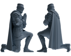 MRY-SFW SSTR085 Miniatures Soldier Model Kit Medieval Knight Five-Person Confession Group
