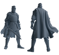 MRY-SFW SSTR098 Miniatures Soldier Model Kit Medieval Knight Six-Person Battle Group