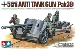 Tamiya 35392 1/35 Scale Military Model Kit WWII German 5cm Anti-Tank Gun Pak.38