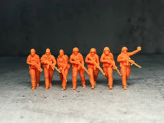 Modern Russian infantryman 7-man squad LSSNO22 1/35/48/64/72/87/100/144