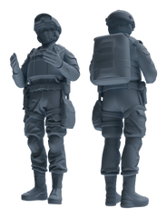 Detail view of MRY-SFW LYGR630 Modern Airborne Division Six-Person Daily 2 Model
