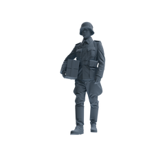 MRY-SFW SSTR218 WWII German Army Logistics Soldier Logistics Four-Person Group