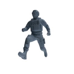 MRY-SFW SSTR360 Modern American Mercenary Combat Four-Person Group
