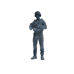 MRY-SFW SSTR237 Modern French Army Logistics Soldier Maintenance Four-Person Group