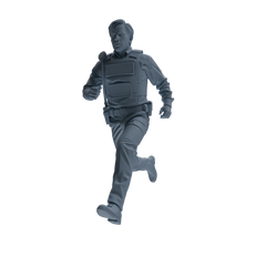 MRY-SFW SSTR113 Miniatures Soldier Model Kit Boston Attack Modern Boston Police Four-Person Arrest Group 2