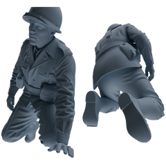 MRY-SFW SSTR059 Miniatures Soldier Model Kit Hacksaw Ridge Rescue Story WWII U.S. Army Six-Person Frontline Group