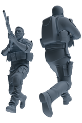 MRY-SFW SSTR018 Miniatures Soldier Model Kit Modern Navy SEAL Six-Person Search and Rescue Group
