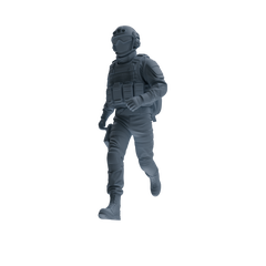 MRY-SFW SSTR345 Modern American Mercenary Carrying 2 Four-Person Group