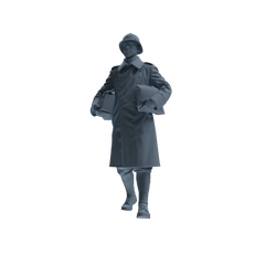 MRY-SFW SSTR260 WWI French Army Logistics Soldier Picnic Four-Person Group