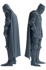 MRY-SFW SSTR085 Miniatures Soldier Model Kit Medieval Knight Five-Person Confession Group