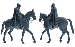 MRY-SFW SSTR089 Miniatures Soldier Model Kit Medieval Knight Four-Person Horseback Riding Group