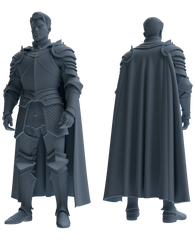 MRY-SFW SSTR079 Miniatures Soldier Model Kit Medieval Knight Without Helmet Six-Person Daily Routine 2