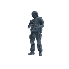 MRY-SFW SSTR321 Modern Counter-Terrorism SWAT Shield Bearer Garrison Four-Person Group