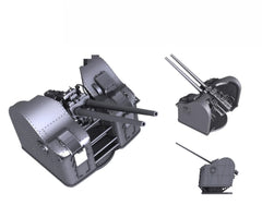 SSMODEL R700085 1/700 scale Jiujiu 100 mm twin anti-aircraft gun