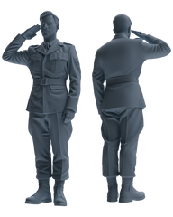 MRY-SFW SSTR054 Miniatures Soldier Model Kit Hacksaw Ridge Rescue Story WWII U.S. Army Six-Person Saluting Group