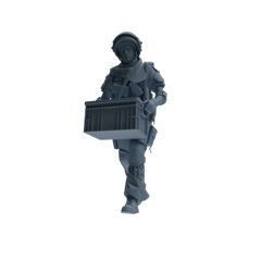 MRY-SFW SSTR314 Modern Counter-Terrorism SWAT Shield Bearer Logistics Four-Person Group