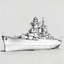 SSC146 Military Model NMF Richelieu Class Richelieu Battleship Water Line