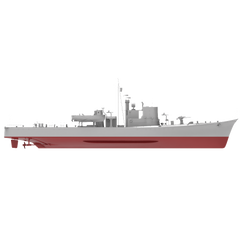 RHWS013S IJN Type K-8 No.13, Kusentei Submarine Chaser Late Modification Full Hull
