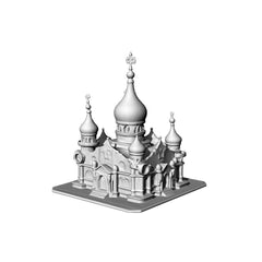 RHMG-189(190) 1/S 1/L 1/6 1/12 Scene Dollhouses Accessories Miniature Scenes Decorative Ornaments Church1