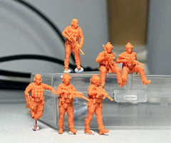 Modern US Army Soldier 6-man Team LSSNO82 1/35/48/64/72/87/100/144