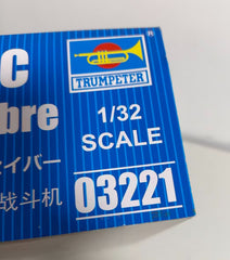 TRUMPETER 03221 1/32 F-100C Super Sabre Model Kit