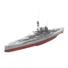 RHWS042S Military Model Kit Full Hull Germany SMS Sachsen