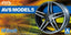 Aoshima AO-06943 1/24 Car Tuned Parts(112)Advan AVS 5 18"inch Wheel&Tire Set