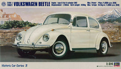 Hasegawa 21203 HC-3 1/24 Scale Model Car Kit VW Volkswagen Beetle Type 1 1967