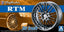 Aoshima AO-05371 1/24 Car Tuned Parts(38) Trafficstar RTM 20"inch Wheel&Tire Set
